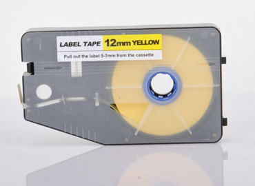 a fita do fabricante da etiqueta de marcação do fio laminou personalizada industrial, amarelo